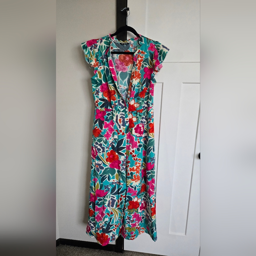 Floral Multi-Color Skirt - Picture 3 of 4